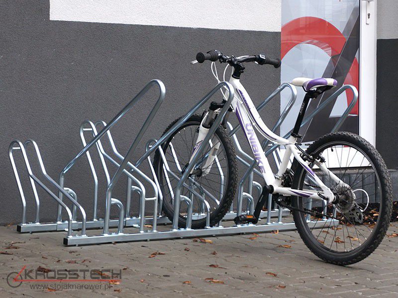 Stojak rowerowy CROSS SAVE-5 z barierkami