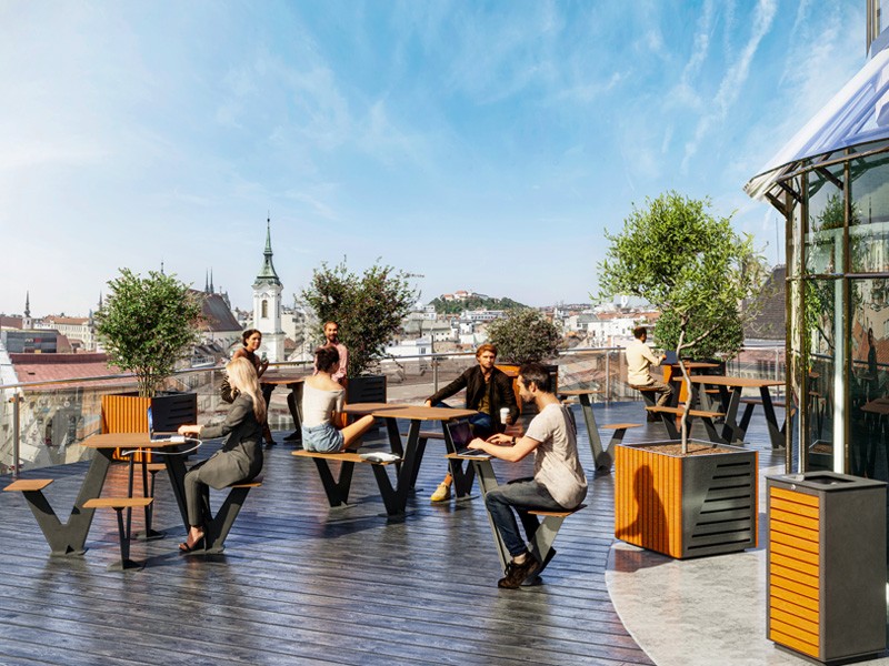 Uniwersalny stolik miejski "Viktoria III"